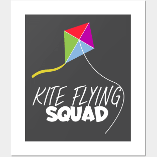 Kite flying squad Posters and Art